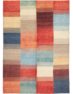 Hand Made Rug Mosaic Pakistan 148x208 Multicolo