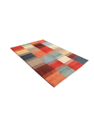 Hand Made Rug Mosaic Pakistan 148x208 Multicolo