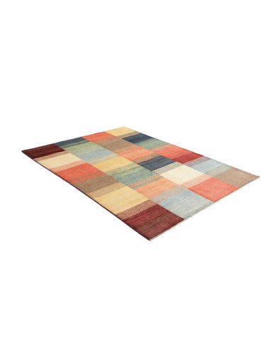Hand Made Rug Mosaic Pakistan 149x199 Multicolo
