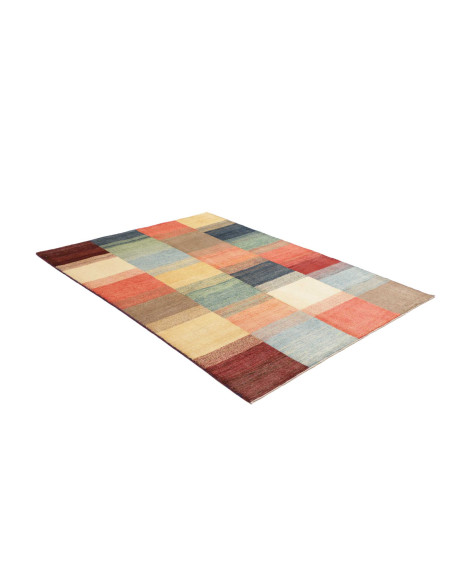 Hand Made Rug Mosaic Pakistan 149x199 Multicolo