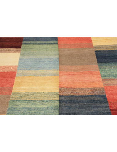 Hand Made Rug Mosaic Pakistan 149x199 Multicolo