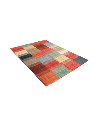 Hand Made Rug Mosaic Pakistan 144x191 Multicolo