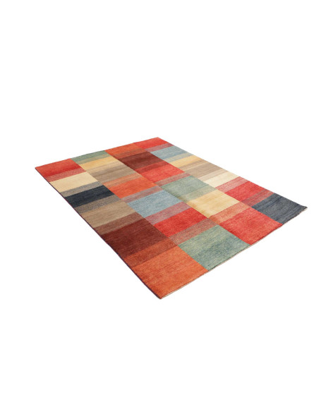 Hand Made Rug Mosaic Pakistan 144x191 Multicolo