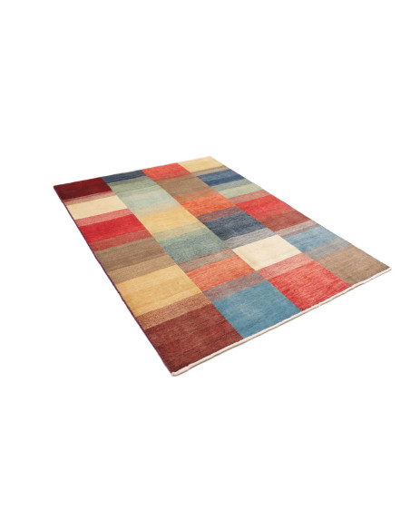 Hand Made Rug Mosaic Pakistan 149x198 Multicolo