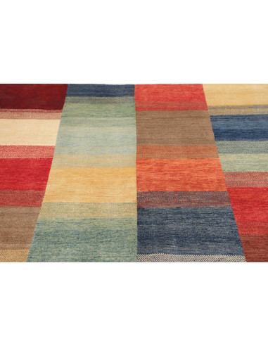 Hand Made Rug Mosaic Pakistan 149x198 Multicolo