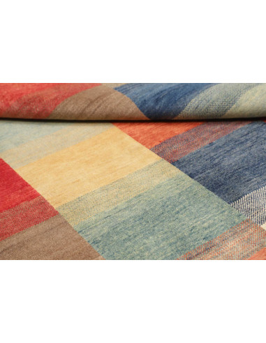 Hand Made Rug Mosaic Pakistan 149x198 Multicolo