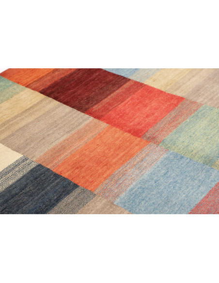 Hand Made Rug Mosaic Pakistan 151x197 Multicolo