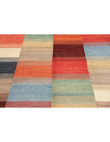 Hand Made Rug Mosaic Pakistan 151x197 Multicolo