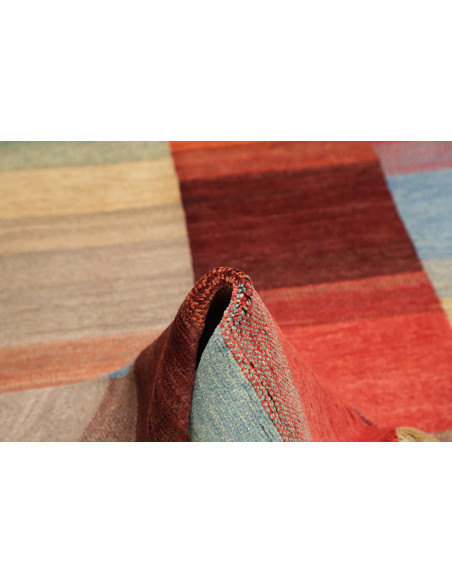 Hand Made Rug Mosaic Pakistan 151x197 Multicolo