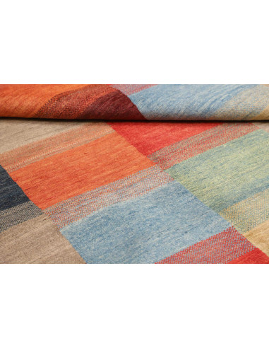 Hand Made Rug Mosaic Pakistan 151x197 Multicolo