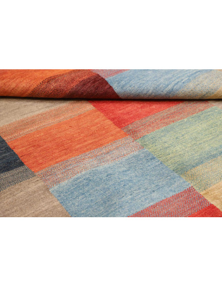 Hand Made Rug Mosaic Pakistan 151x197 Multicolo