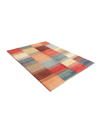 Hand Made Rug Mosaic Pakistan 147x190 Multicolo