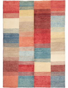 Tappeto Originale Mosaic Pakistan 145x202 Rosso