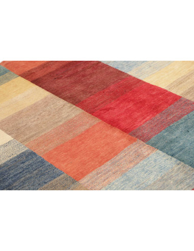 Hand Made Rug Mosaic Pakistan 145x202 Red Beige