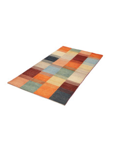 Hand Made Rug Mosaic Pakistan 87x149 Orange Bei 2