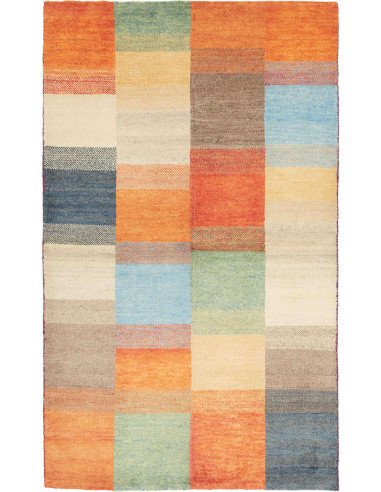 Hand Made Rug Mosaic Pakistan 92x149 Multicolor