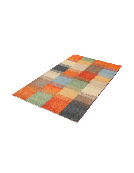 Hand Made Rug Mosaic Pakistan 92x149 Multicolor