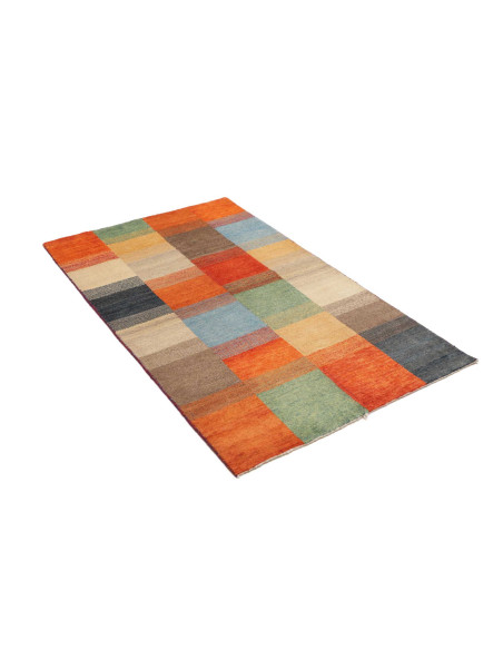 Hand Made Rug Mosaic Pakistan 92x149 Multicolor