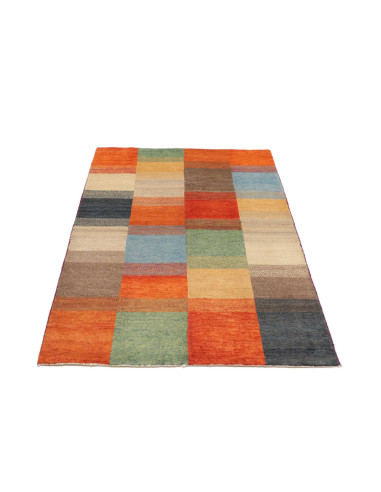 Hand Made Rug Mosaic Pakistan 92x149 Multicolor