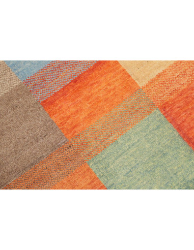 Hand Made Rug Mosaic Pakistan 92x149 Multicolor