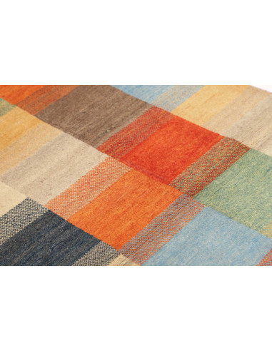 Hand Made Rug Mosaic Pakistan 92x149 Multicolor