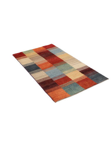 Hand Made Rug Mosaic Pakistan 85x149 Multicolor