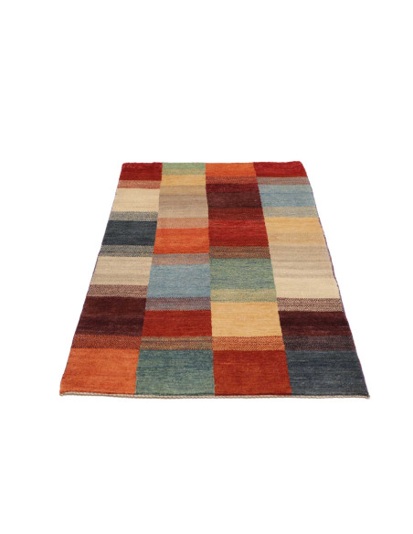 Hand Made Rug Mosaic Pakistan 85x149 Multicolor