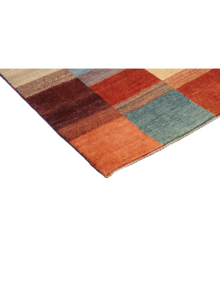 Hand Made Rug Mosaic Pakistan 85x149 Multicolor
