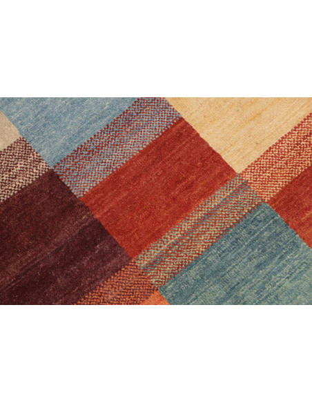 Hand Made Rug Mosaic Pakistan 85x149 Multicolor