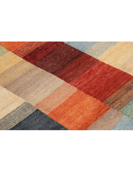 Hand Made Rug Mosaic Pakistan 85x149 Multicolor