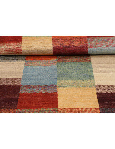 Hand Made Rug Mosaic Pakistan 85x149 Multicolor