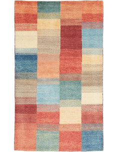 Hand Made Rug Mosaic Pakistan 85x149 Multicolor