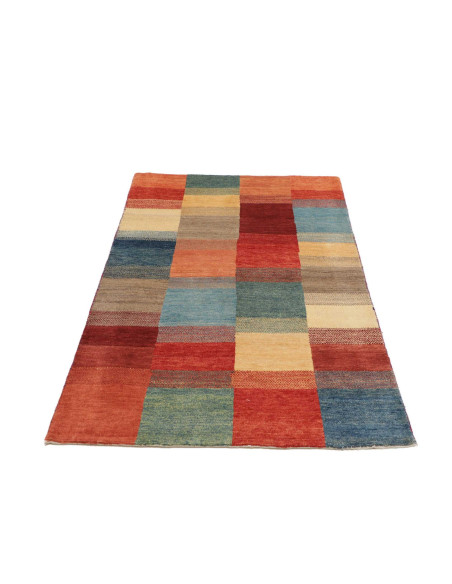 Hand Made Rug Mosaic Pakistan 85x149 Multicolor