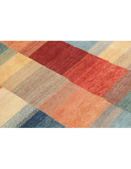 Hand Made Rug Mosaic Pakistan 85x149 Multicolor