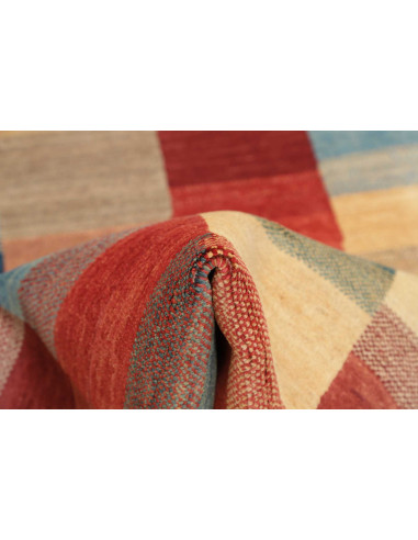 Hand Made Rug Mosaic Pakistan 85x149 Multicolor