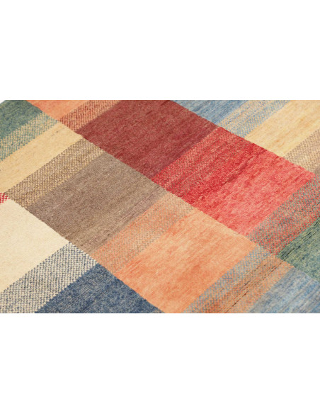 Hand Made Rug Mosaic Pakistan 89x149 Multicolor