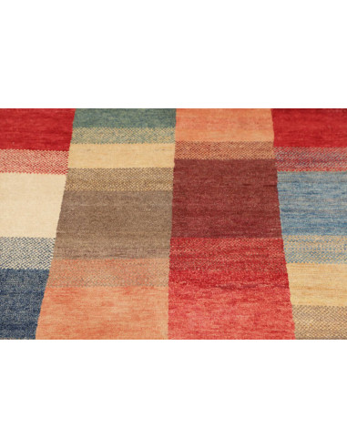 Hand Made Rug Mosaic Pakistan 89x149 Multicolor