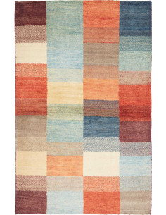 Hand Made Rug Mosaic Pakistan 97x150 Multicolor