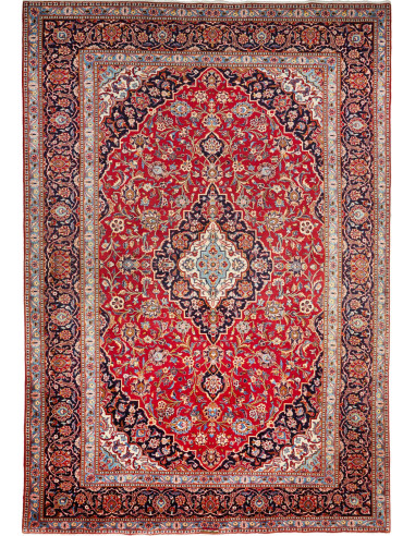 Tappeto Ardakan Persia marrone blu 227x334