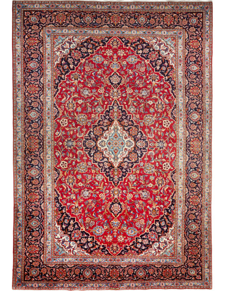 Tappeto Ardakan Persia marrone blu 227x334
