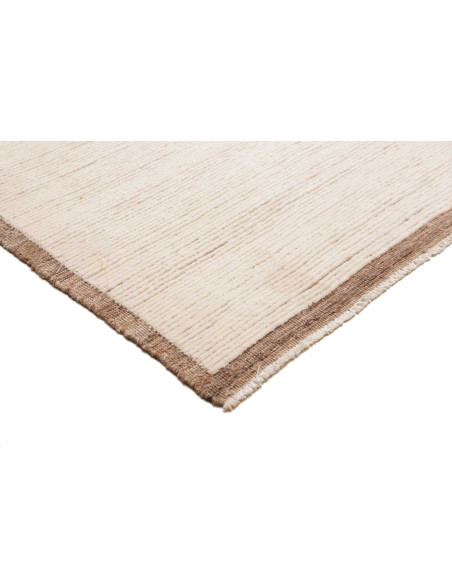 Hand Made Rug Berber Pakistan 246x310 Ivory Lig