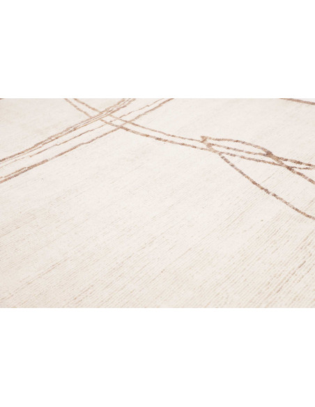 Hand Made Rug Berber Pakistan 246x310 Ivory Lig