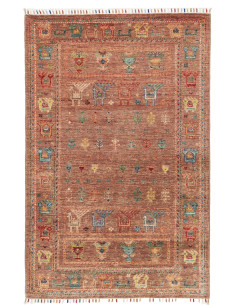 Hand Made Rug Istintia Pakistan 99x150 Rust Bei