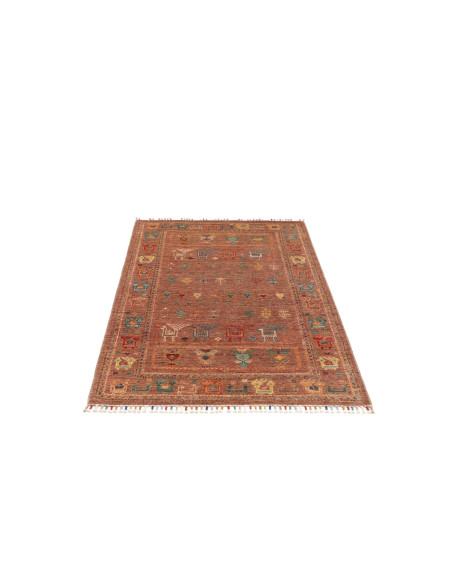 Hand Made Rug Istintia Pakistan 99x150 Rust Bei