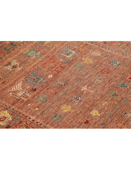 Hand Made Rug Istintia Pakistan 99x150 Rust Bei