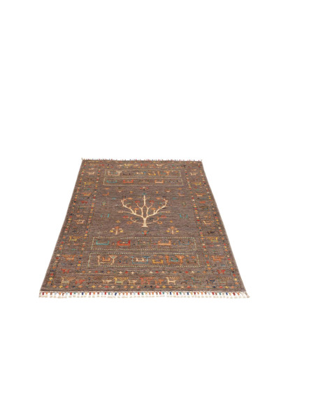 Hand Made Rug Istintia Pakistan 99x149 Brown Mu