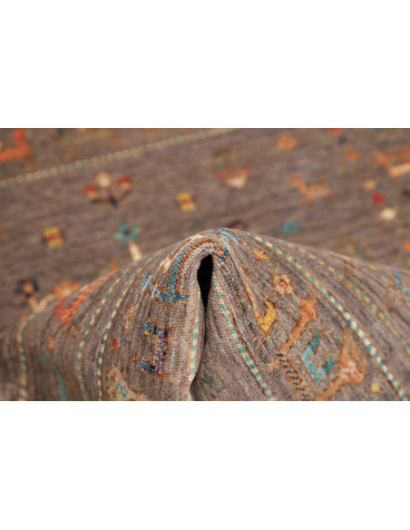 Hand Made Rug Istintia Pakistan 99x149 Brown Mu