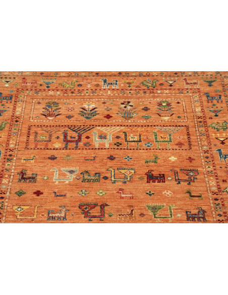 Hand Made Rug Istintia Pakistan 96x134 Orange M