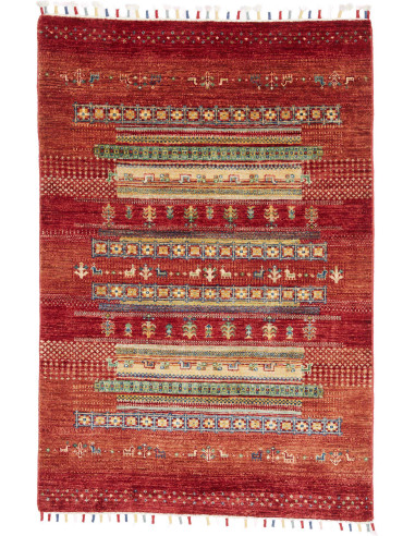 Hand Made Rug Gabbeh Nova Pakistan 102x150 Bric
