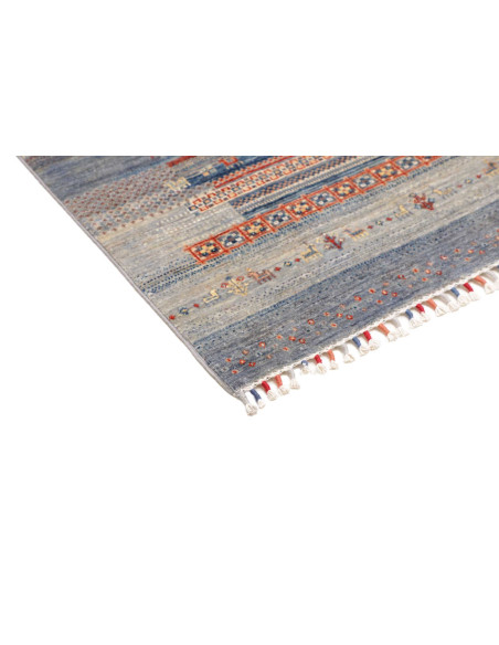 Hand Made Rug Gabbeh Nova Pakistan 106x148 Blue